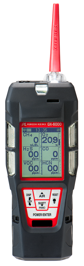 GX-6000 - Portable Multi Gas Monitor | RIKEN KEIKI Co., Ltd.